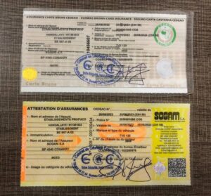 Attestations d'assurance automobile Guinée